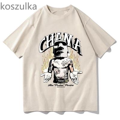 Alex Pereira Tişörtleri Sokak Giyim Hip Hop Moda Tişörtler Erkek Kadın Unisex Oversize Yaz Baskılı Kısa Kollu