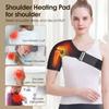 Cordless Heated Shoulder Wrap Shoulder Massager for Men Women Heating Shoulder Brace Heating Pad 2 Heating Settings Warmer