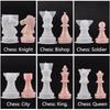 DIY Chess Silicone Mold Handmade Chessboard Set Crystal Epoxy Resin Candle Mold Home Gathering and Outdoor Game Tools