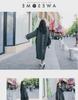 Women's Plaid Wool Coat, Padded Mid-Length Loose Korean Style for Winter 2025.