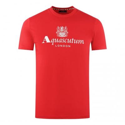 Aquascutum Heren London Aldis Logo T-shirt