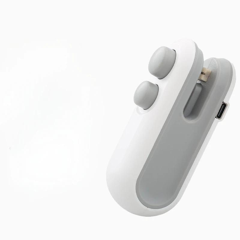 

Портативный мини-запайщик Термозапайщик Закуски Для дома Перезаряжаемый запайщик Вакуумный запайщик Ручной Запайщик для пищевой пластиковой упаковки синий