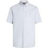 Flag Stripe Button-Down Short Sleeve Shirt Men Shirts Cloud-Blue MW34232-0A9