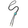 RTS Crystal Vintage Geometric Bolo Tie Pendant Hipster Men's Sweater Rope Chain Western Cowboy Necklace Party Gift