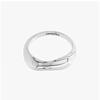 Pandora 193264c00 Essence Organically Shaded Stacking Silver Ring