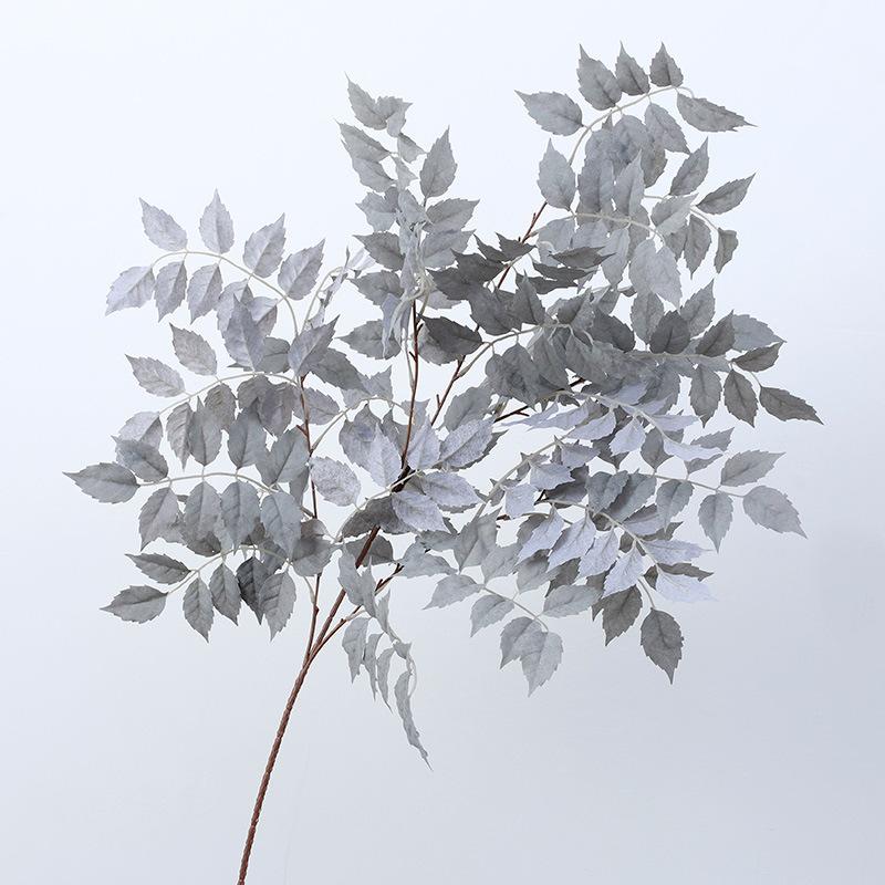Simulation leaf bundle Lingxiao leaf wedding simulation flower ceiling road guide scene with flowers simulation green plants