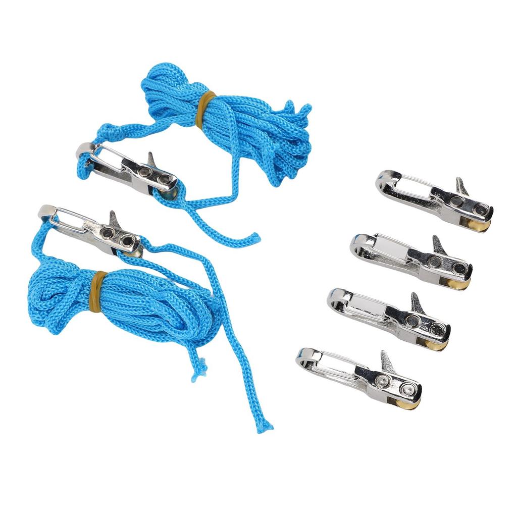 Rope Adjuster Easy Control Quick Adjustment Secure Fixation Cord Tensioner with Rope and Box for Camping Boating