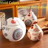 A84E-Large Salt Cellar With Lid And Spoon(13 OZ), Salt Holder For Counter, Chicken Salt Jar, Coffee And Candies Storage