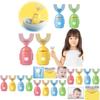 Adorable Silicone U-shaped Toothbrush For Toddlers Safe And Comfortable