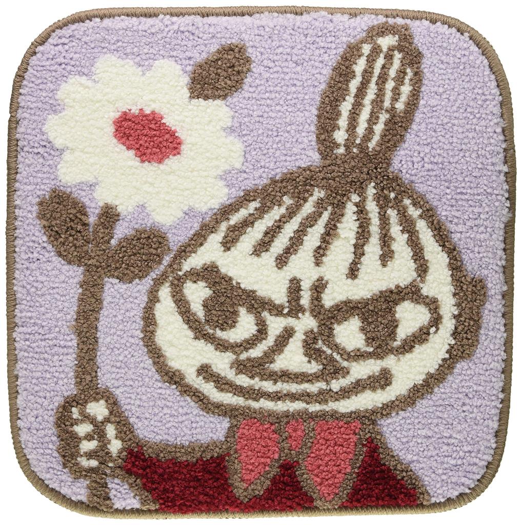 Marushin Moomin Little My Little My Holding a 1445009100 Cushion, 38x38cm, Flower,