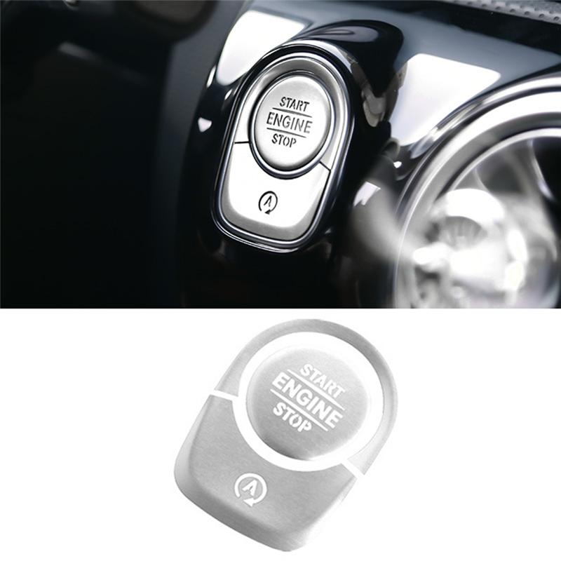 Engine Start Stop Switch Button Sticker One-Touch Ignition Switch Sticker For Mercedes-Benz W177 AB Class GLB A180-M53K