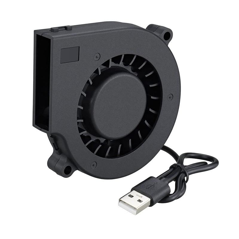 75mm USB DC 5V Fan Cooling Turbo Blower Brushless 3D Printer 7515 For Extruder DC Cooler Power Inverter Air Pump PC CPU