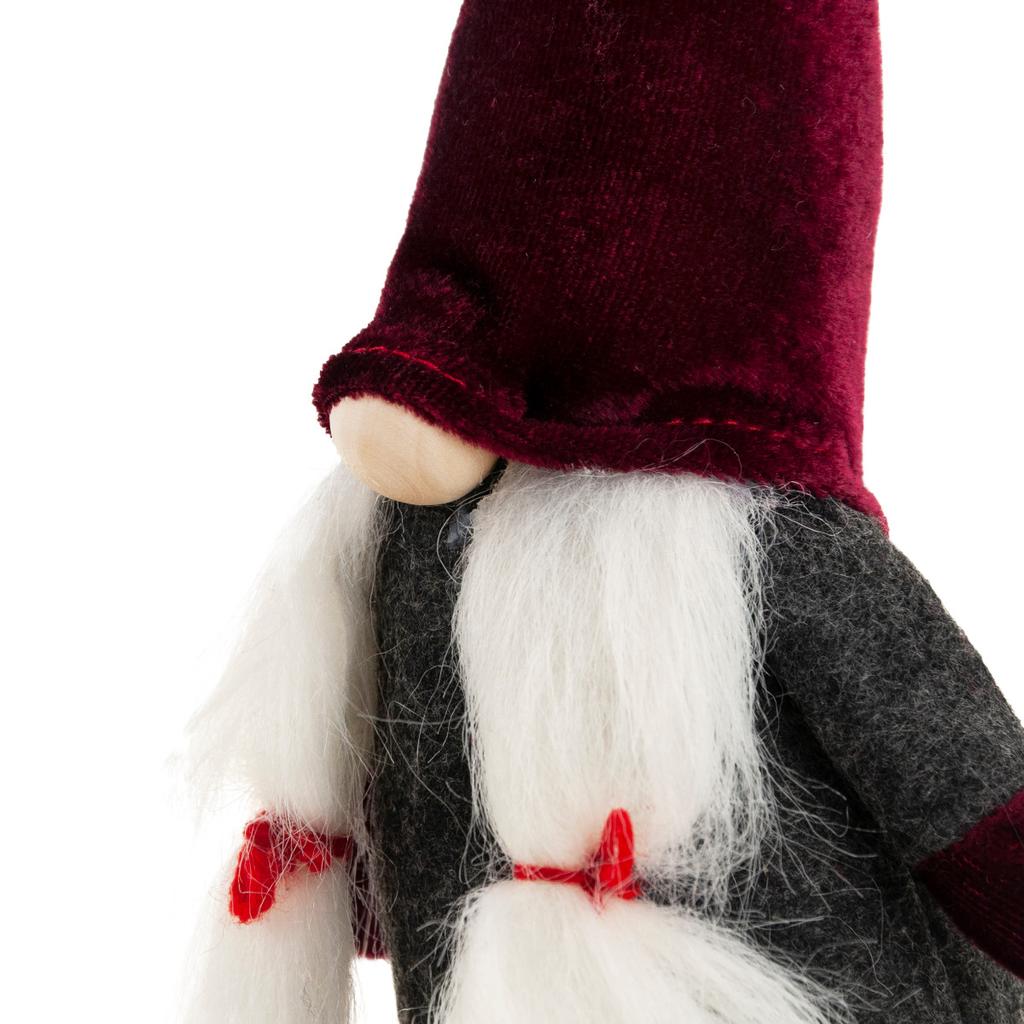 TG63073 Santa Claus Beard Dwarf Large 35cm Gnome Christmas Tree Ornament Decoration