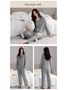Women's Spring & Autumn Modal Pajama Set: Cardigan, Long Sleeve, Loose Fit, Plus Size