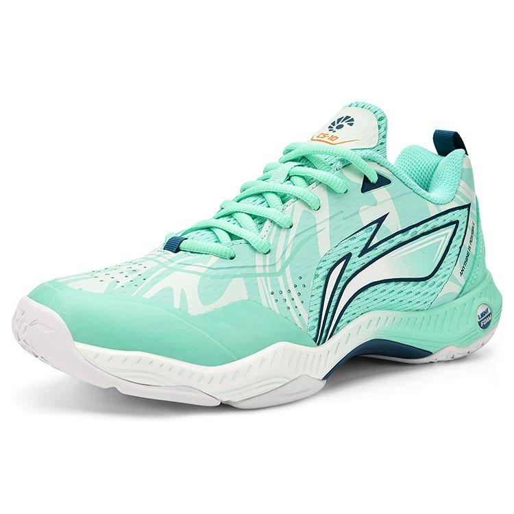 Li Ning Casual Versatile Non-Slip Wear-Resistant Low-Top Badminton Shoes Unisex Shoes Ice-Green AYZT003-3