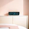 LED Digital Alarm Clock Temperature Week 2 Alarms Ambient Light Brightness Adjustment Bedside Electronic Table Clock USB Powered