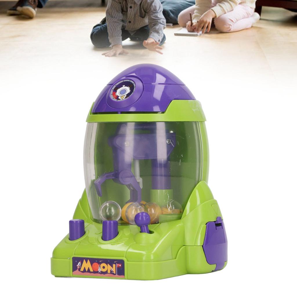 Space Claw Machine Colorful Portable Space Claw Machine for Children Tabletop