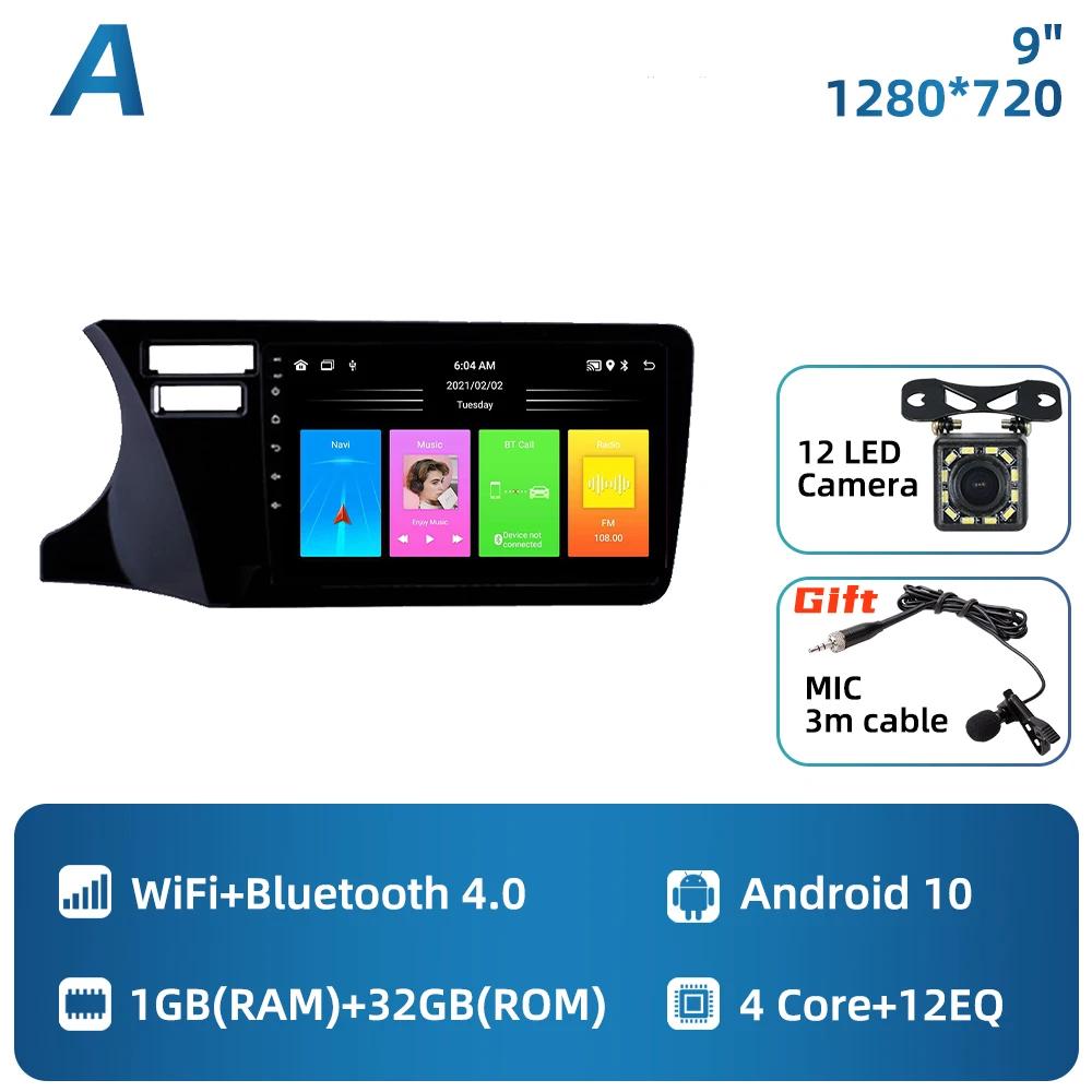 2 Din Android Car Radio Stereo For Honda City 2014 - 2019 GPS Navigation Autoradio Car Multimedia Player Audio Head Unit Audio