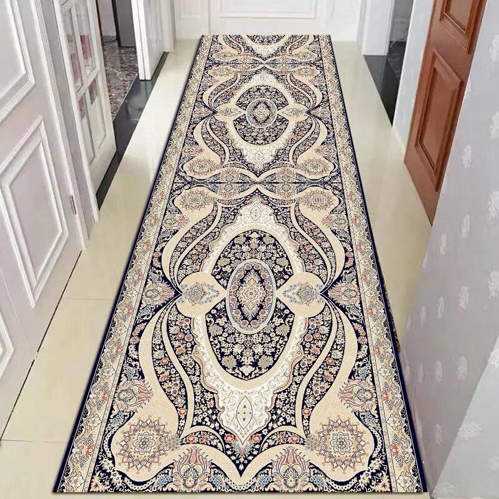 Europe Morocco Bedroom Rug Entrance Hallway Long Carpet Home Bedside Window Mat Decor Vintage Persian Carpet for Living Room