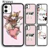 Krajews Vegan Vegetarian Cow Soft Phone Case Cover For IPhone 18 17 Air 16 15 14 Plus 11 12 13 Pro Max Plus Coque Fundas