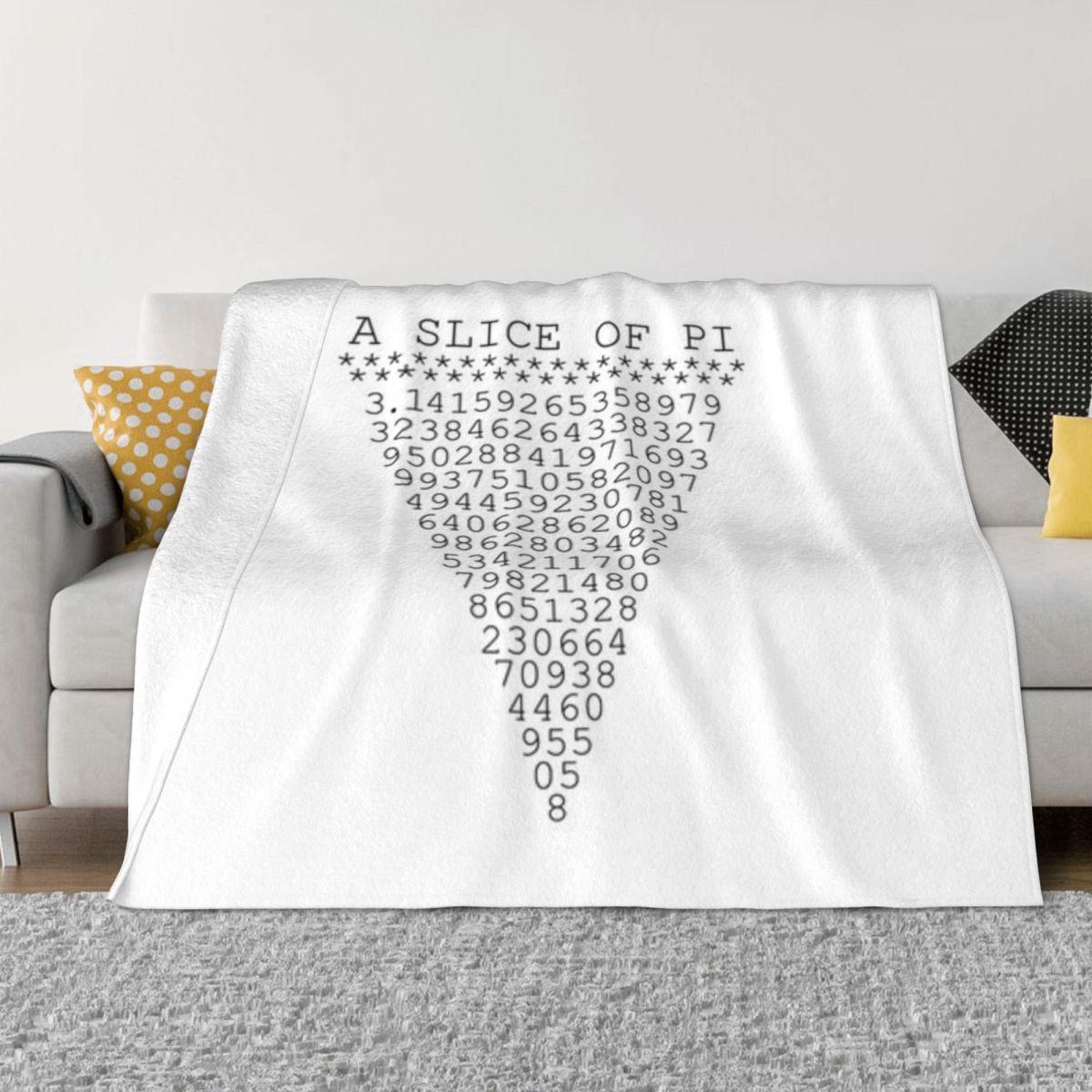 A Slice Of Pi Personalized Travel An Ultra-Soft Micro Fleece Blanket 50x60in