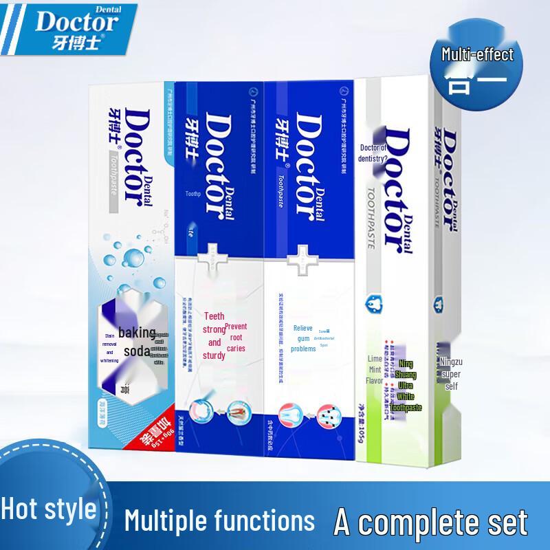 Dr. Dental Anti-Cavity Whitening Toothpaste 8-Piece Set