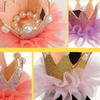 Pet Crown Decor Delicate Anti-fall Pet Headgear Princess Dog Hairpin for Decor