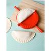 1pc Red Plastic Dumpling Mold, Pastry Pressure Mold, Suitable For Baking Tools