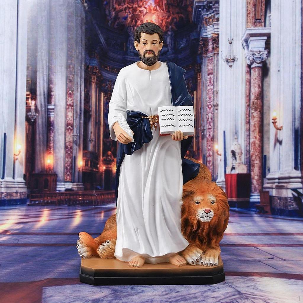 Sophist and Lion Statue Home Decor Creative Artwork for Office Indoor Shelf