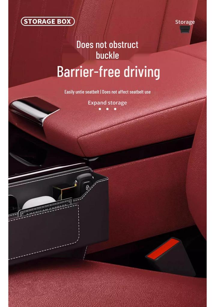 BYD Car Seat Gap Storage Box for Song PLUS, Qin, Han, Tang, Yuan, Dolphin, Seal, Frigate 07