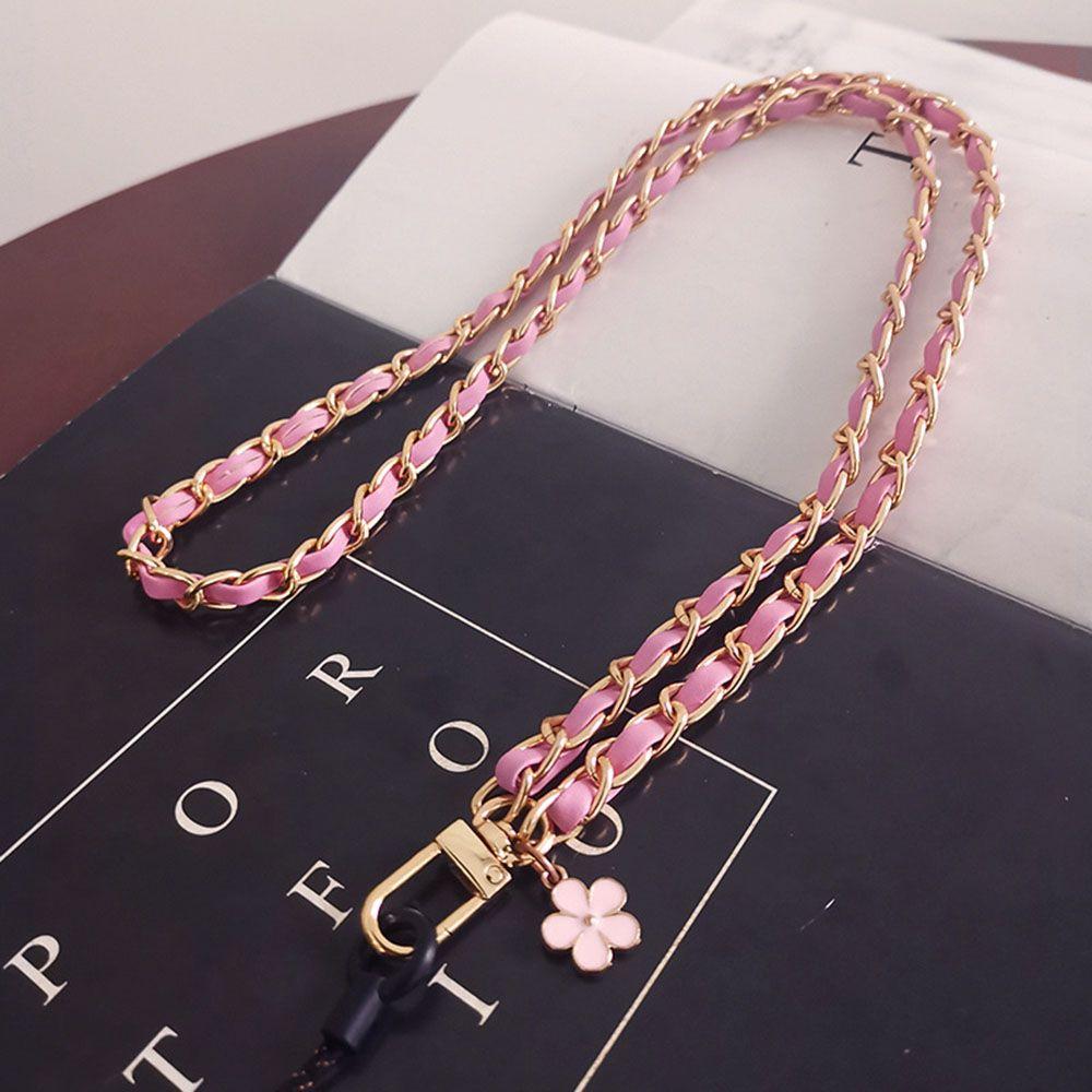 

Universal Neck Cord Strap Mobile Phone Chain Cellphone Rope Phone Lanyard Phone Accessories рожевий
