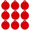 Wholesale 20pcs Round Shape Charm Pet Tags DIY Tags Pet Shop Tags Pet Dog Cat Tag Id Aluminum Phone Telephone Supplies Alloy