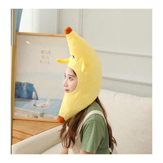 [Cedar Eight] Funny Headgear Cute Cosplay Halloween Costume Event School Festival Costume (Banana)