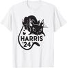 Funny Cute Cat Black Harris Waltz 2024 Election Kamala Women T-Shirt