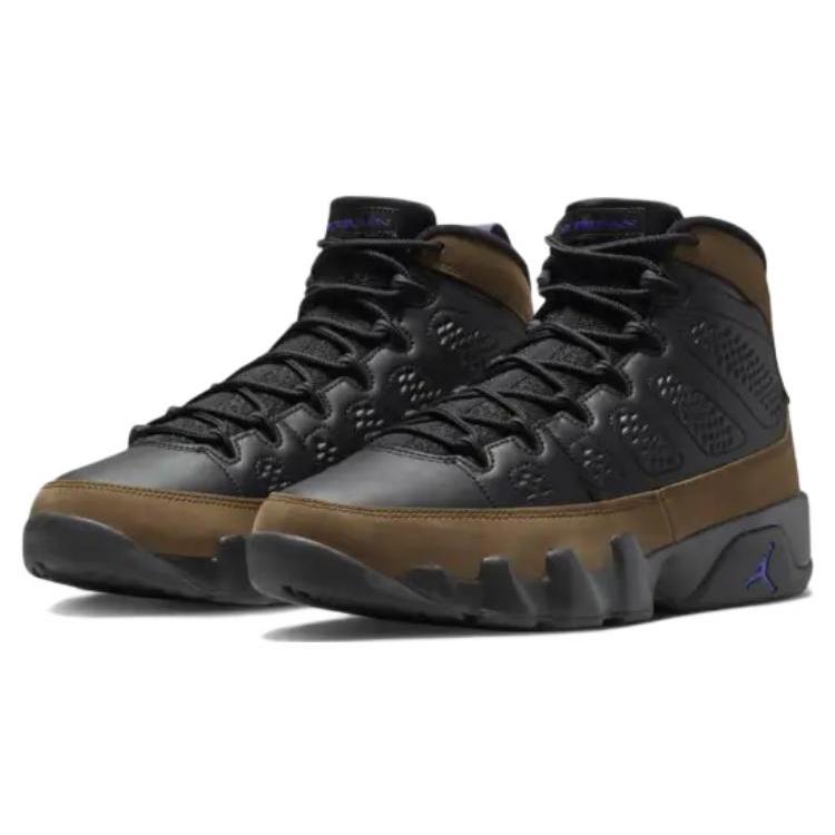 New JORDAN 9 Retro Light Olive Concord CT8019-034