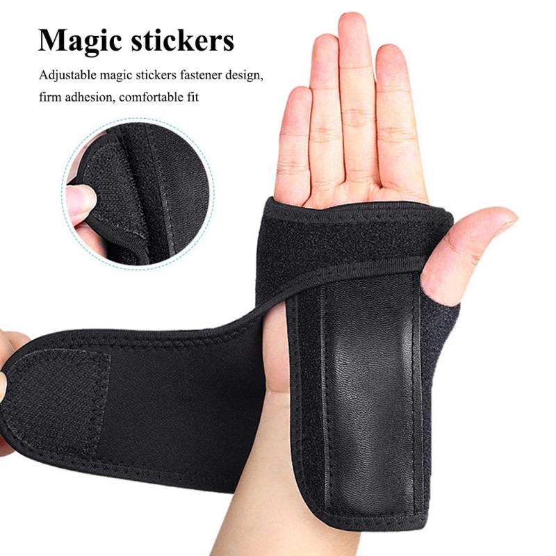 1 Pair Sports Support Wrist Guards Adjustable Ergonomic Design Wrist Brace Hand Support Protector