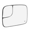 Heated Convex Mirror Glass with Blind Spot Glass Side View Mirror Glass Lens Replacement for 1500 2500 3500 2002 2008