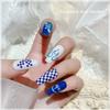 Nail Art Sticker Uniform Plaid Decoration Small Pattern Adhesive Nail Art Sticker Plaid Nail Sticker