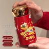 Golden Peacock Retro Insulated Cup - 316 Inner Liner, Portable Design, Keeps Beverages Hot or Cold.