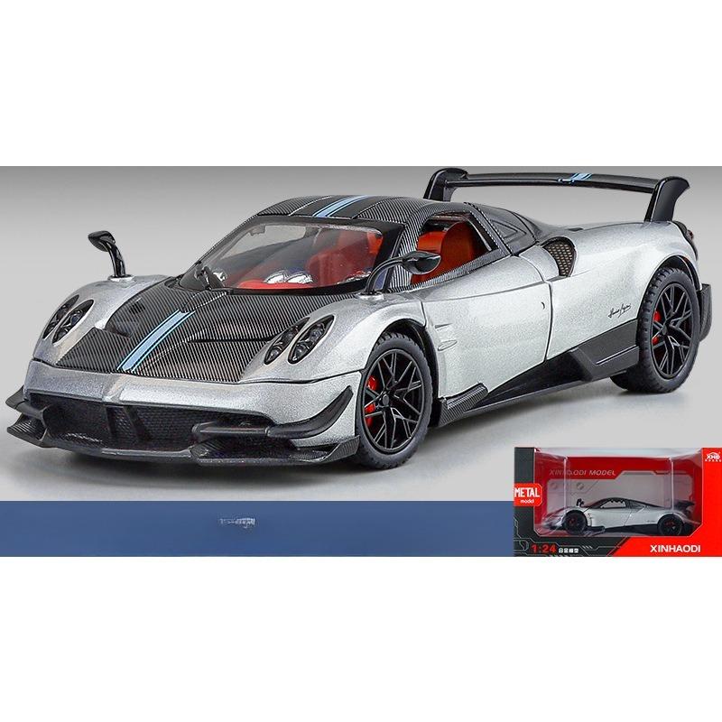 1/24 Pagani Huayra BC Legeringsbilmodell Støpt Lekebil Lyd Lys