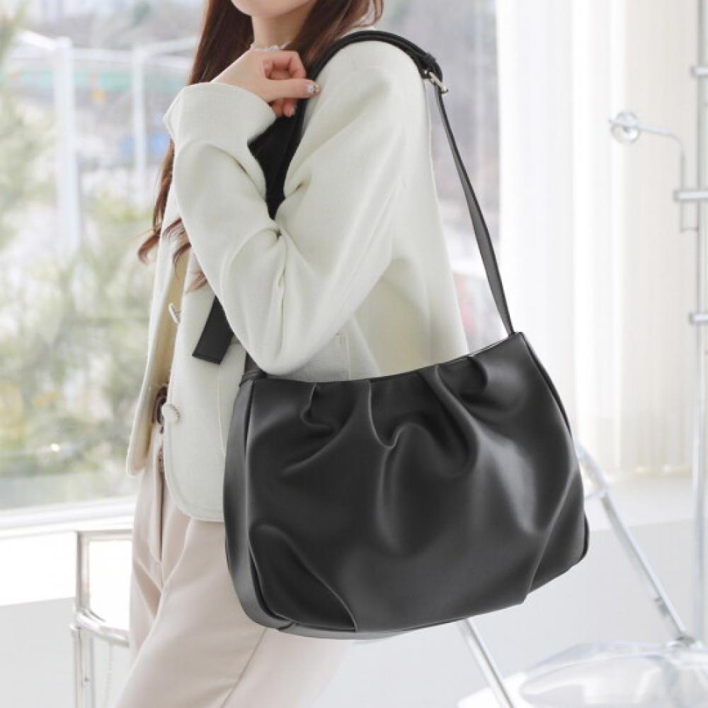 Fromheaven Simple Shirring Shoulder Crossbag