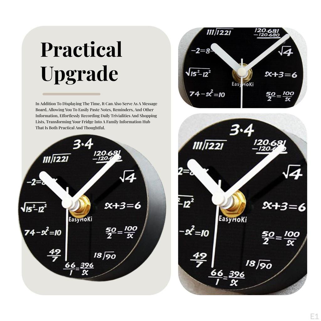 Fridge Clock, Home Kitchen Decoration, Stylish Refrigerator Sticker