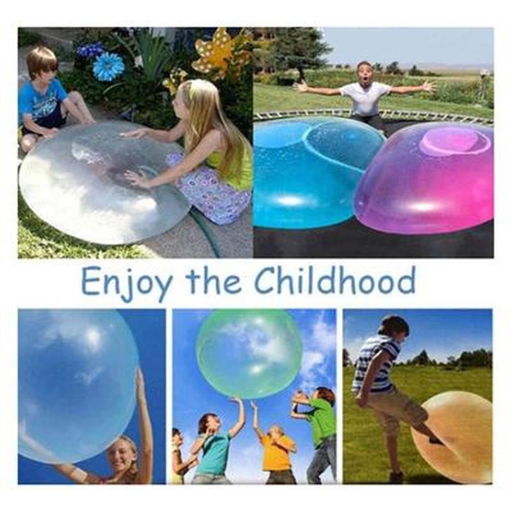 Magischer Blasenball für Kinder im Freien, weiche Luft, mit Wasser gefüllt, erstaunlicher Blasenball, interaktiver Ballon