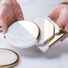 Gold Marmor Untersetzer Keramik Untersetzer Teetassenuntersetzer Tischmatte Untersetzer Kaffee Tee Tasse Platzmatten