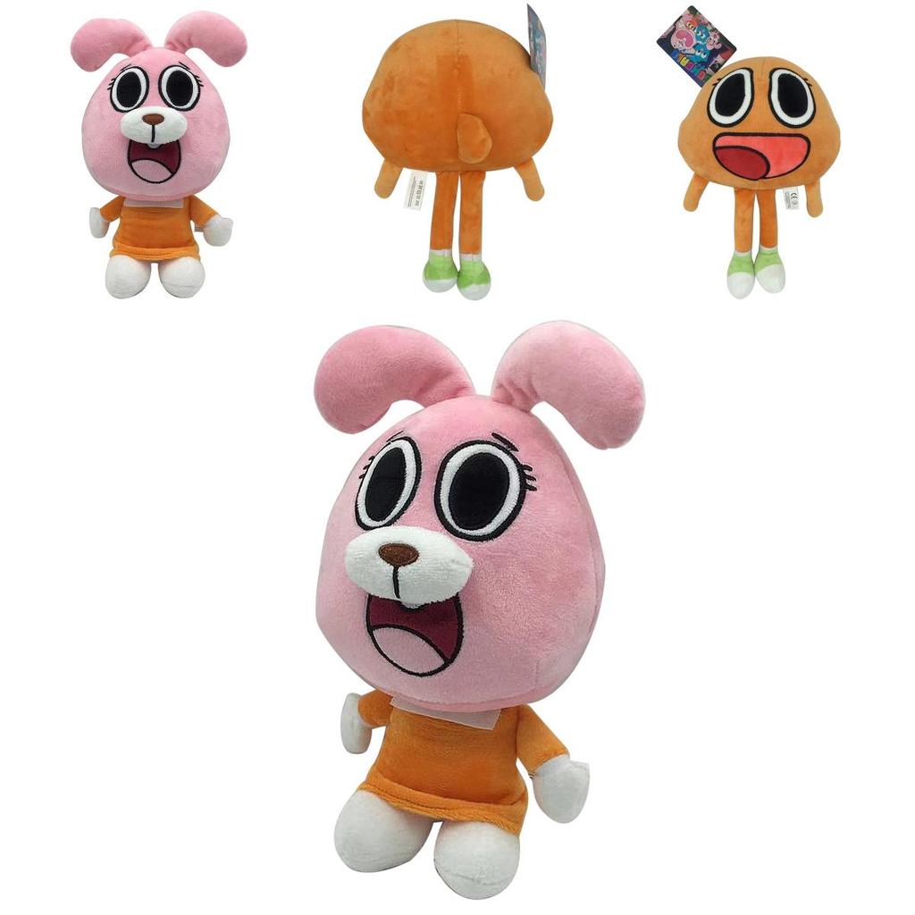 Premium Quality 9.84" Darwin Stuffed Doll From The Amazing World Of Gumball Collection