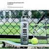 1 Stück 1000 ml Farbverlauf Sport-Wasserflasche Auslaufsicher Tragbarer Fitnesskrug Mit Strohhalm Für Fitnessstudio Outdoor Strand Reisen