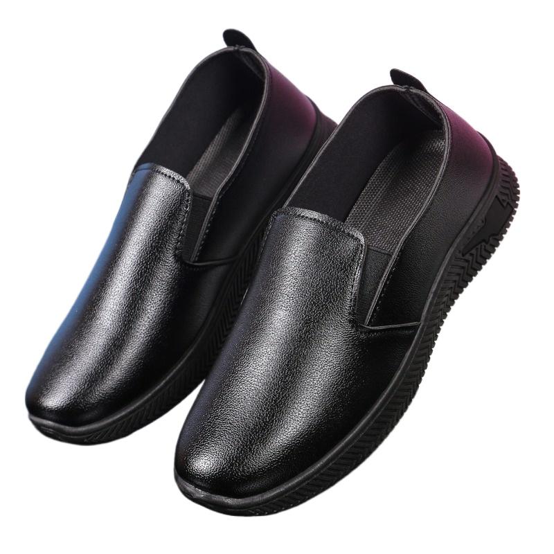 

Модные женские туфли из чистой черной кожи для отдыха на открытом воздухе и офиса. Женская обувь 40 чёрный