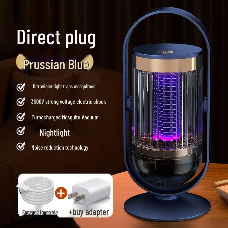 Rechargeable USB Mosquito Repellent Lamp with Purple Light and Electric Shock