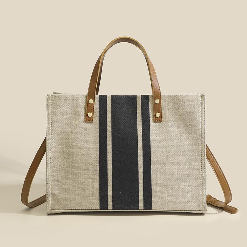 Autumn Fashion Commuter Tote Bag Niche Cross Briefcase Ins Canvas Tote Bag