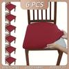 1PACKsolid Color Flocked High Elastic Chair Cover, Simple and Elegant, Soft and Comfortable, Suitable for Restaurant Chair Protective Cover